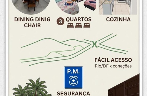 Palmeiras House | Casa com 3 quartos no Palmeiras perto do Buritis