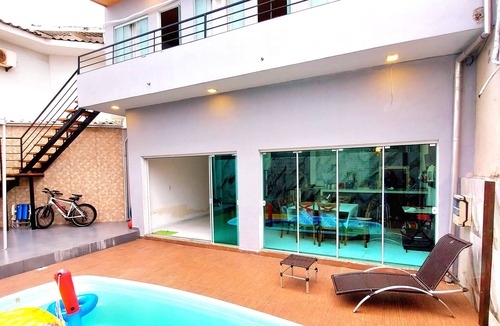 Itajai House | Casa com Piscina e Mesa de Sinuca Praia Central de Navegantes sc
