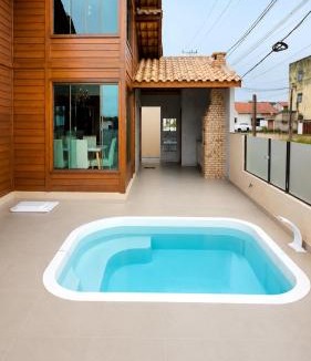 Sao Pedro da Aldeia House | Casa com piscina Alto Padrão Refúgio Wood House