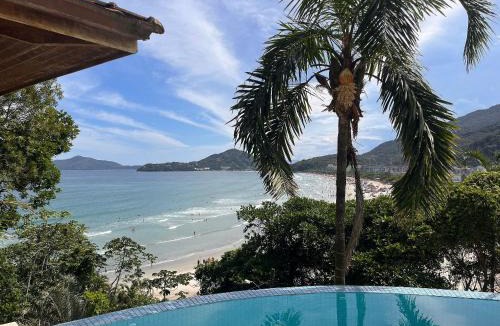 Praia Grande House | Casa com Piscina de Borda Infinita e Vista para o Mar l Ubatuba