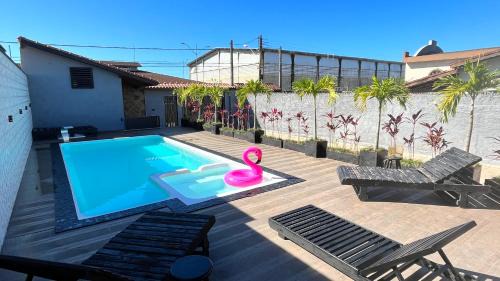 Jardim Rio da Praia House | Casa com Piscina Grande e Hidro