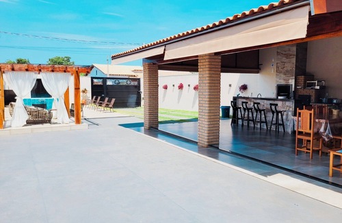 Tanabi House | Casa Completa com Área Gourmet, Piscina com Aquecedor Solar e Sauna Seca