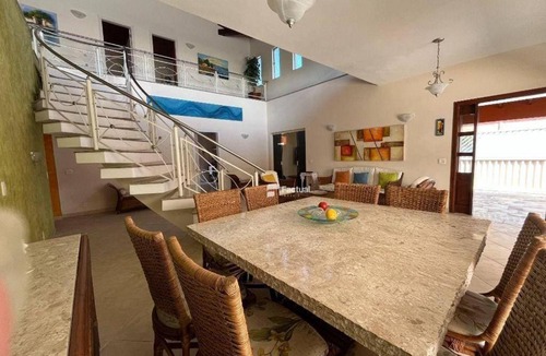 Jardim Virginia House | Casa completa com Piscina Guarujá