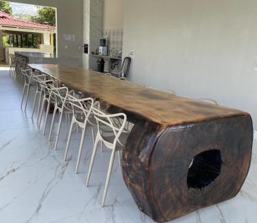 Japaraiba House | Casa de campo exclusiva com piscina, fire pit e vista para lagoa