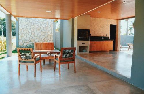Passo de Camaragibe House | Casa em Milagres| 3 suítes, área gourmet, piscina