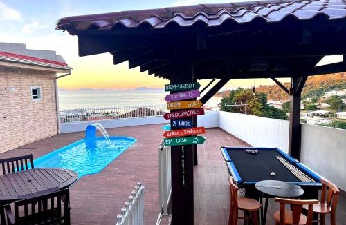 Governador Celso Ramos House | Casa mirante com piscina em Governador Celso Ramos