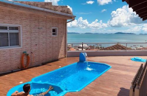 Governador Celso Ramos House | Casa mirante com piscina em Governador Celso Ramos