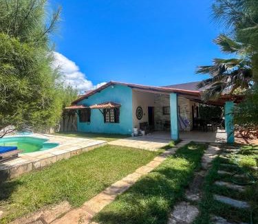 Beberibe House | Casa Rústica em Morro Branco - na quadra da praia