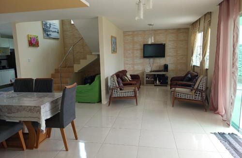 Barra do Jacuipe House | Casa Verde aconchegante Barra Jacuípe