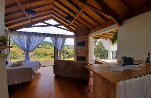 Rancho Queimado Ski Chalet | Chalé Caminho do Sol - 1 - com Jacuzzi e Lareira