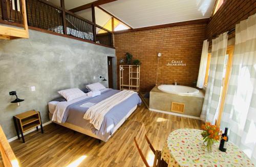 Sapucai-Mirim Ski Chalet | Chalé Jacarandá - Hidro - Lareira & mais