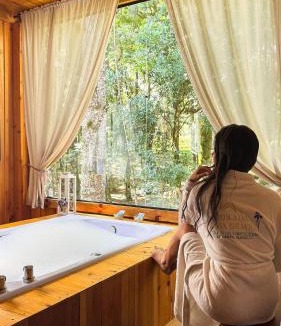 Campo Alegre Ski Chalet | Chalé Morada Alma Gêmea Hidromassagem e Mirante