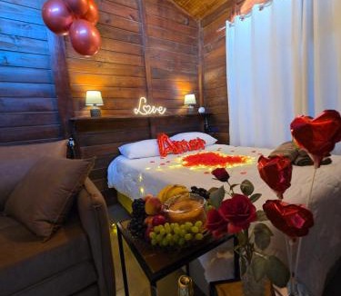 Guarapari Ski Chalet | Chalé Romantico com SPA e Piscina PRIVATIVO