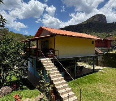 Lumiar House | Chalé Studio Garden , piscina, churrasqueira, roupa de cama e banho