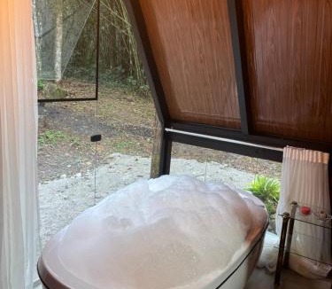 Palhoca Ski Chalet | Chalés canto da mata fazenda Serramar
