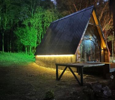 Palhoca Ski Chalet | Chalés canto da mata fazenda Serramar