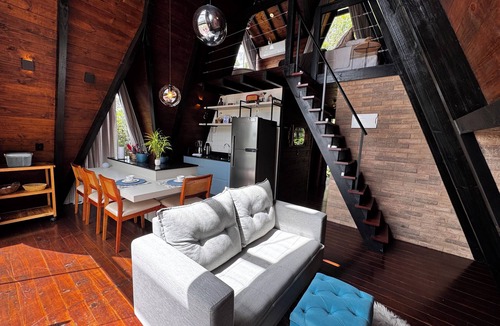 Sao Pedro de Alcantara Ski Chalet | Chalet for 4 Incredible view Greater Florianópolis Waterfalls & beaches