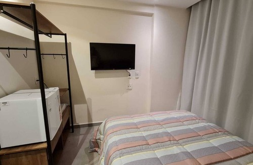 Parque Leopoldina Hotel | Charming E-Suites Atlântica Campos 208B apartment