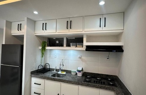 Cabanagem Apartment | Charmoso apartamento com uma suíte confortável, cozinha completa, wifi e ar