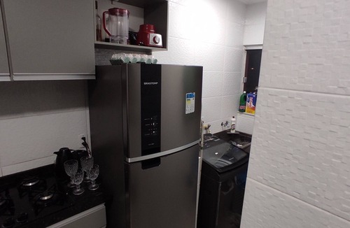 Cremacao Apartment | Comfortable, fully equipped 3-bedroom apartment with garage and 24-hour security.
