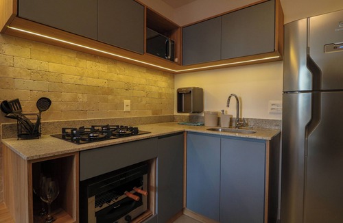 Lagoa Pequena Apartment | Complete Loft - New Campeche. Swimming pool, gym, laundry facilities, and close to the beach.