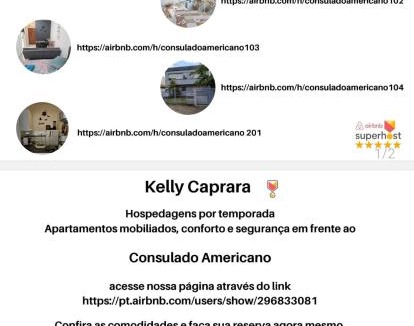 Passo da Areia Apartment | Consulado Americano Studio 40 mts do Consulado do Estados Unidos