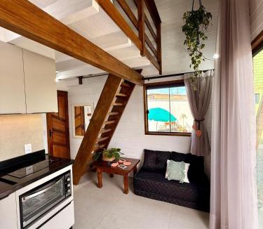 Balneario Gaivota House | Cores de Janaína Casa Luma Bangalô na Praia