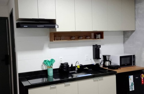 Jardim Oceania Apartment | Cozy and modern apartment with balcony.