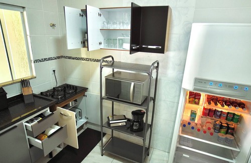 Vila Messias House | Cozy House, 2 bedrooms, 1 Air Conditioning, Large Garage, Full Kitchen