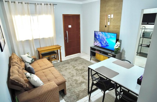 Vila Messias House | Cozy House, 2 bedrooms, 1 Air Conditioning, Large Garage, Full Kitchen