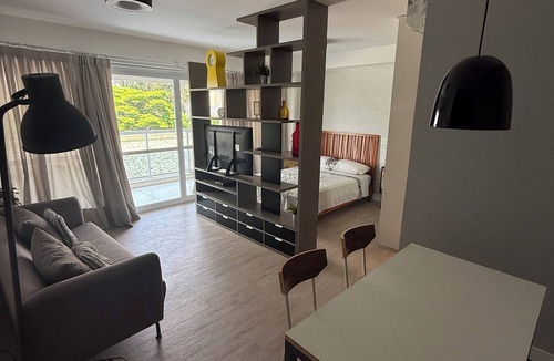 Brooklin Novo Apartment | Cozy Modern Loft Luxury Condominium - Berrini, Shopping Malls and High Security