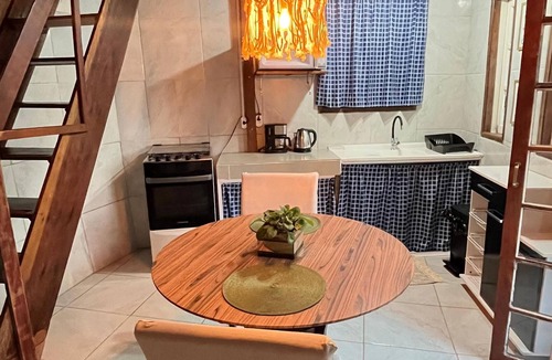 Sambaqui Cabin | Cozy private cabin with bathtub and ocean view in a great location.