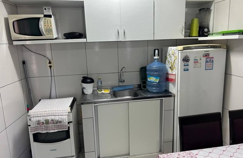 Boa Vista Apartment | Cozy studio apartment, close to everything, kitchen with lots of utensils.