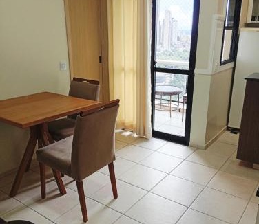 Setor Pedro Ludovico Apartment | Crystal Place Flat Moderno, Manobrista e Wi-Fi