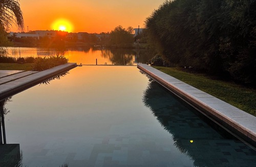 Belen de Escobar House | Designer Lakefront luxury Home with Pool & Jacuzzi | 4BR Private Retreat near BA