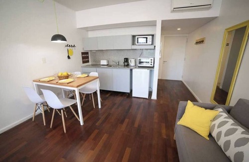 Palermo Apartment | Designer studio in Palermo H with open balcony & pool