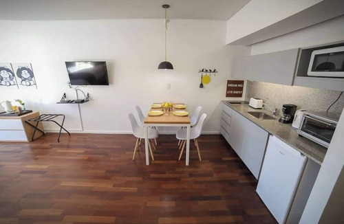 Palermo Apartment | Designer studio in Palermo H with open balcony & pool