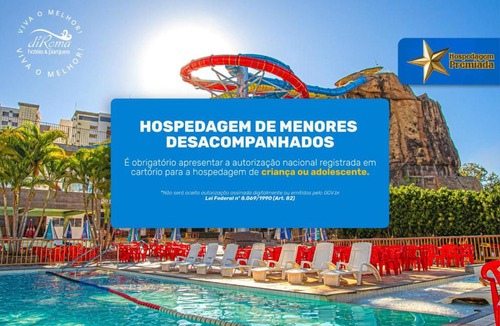 Jardim Paraiso Hotel | diRoma Lacqua II direto com o Grupo diRoma com acesso ao Acqua Park e Café da manhã