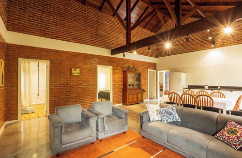 Joinville Cottage | Dona Bela Farm – Forest view and barbecue area