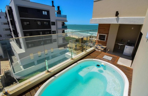 Governador Celso Ramos Apartment | Duplex Vista Mar com Piscina Privativa - GCR011
