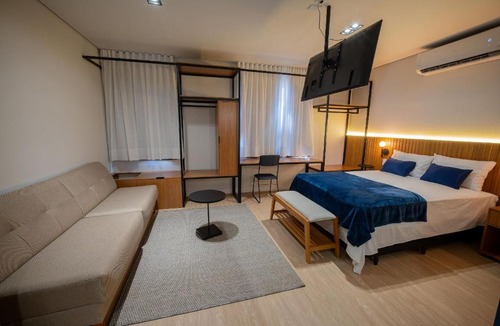 Sinop Apartment | ELLEVA STUDIOS | Studio moderno com coworking e rooftop em Sinop
