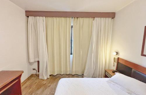 Centro Apartment | ENB1047 Flat hotel no centro de SBC para 2 pp Espaço e Conforto
