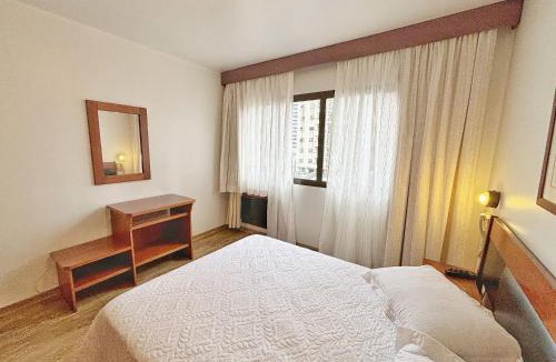 Centro Apartment | ENB1047 Flat hotel no centro de SBC para 2 pp Espaço e Conforto