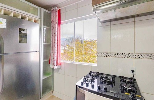 Ingleses do Rio Vermelho Apartment | English Terrace: 2 bedrooms, 3 beds, charcoal barbecue, air conditioning.
