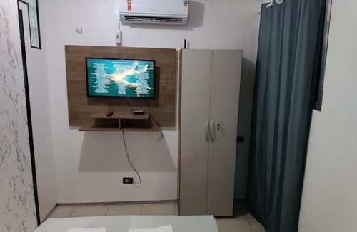 Centro Apartment | Esperança-AP202: Centro hospitalar 1 quarto casal