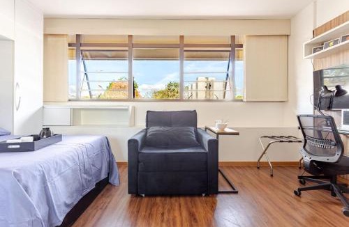 Asa Norte Apartment | Estúdio central e elevador