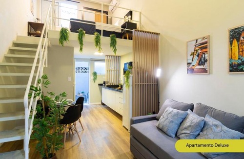 Encruzilhada Apartment | Estúdios Completos no Gonzaga com AC, Canal 3, Vila Belmiro, Unifesp