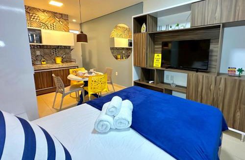 Intermares Apartment | Estilo Bela Vista 303 - Flat a beira mar, Piscina