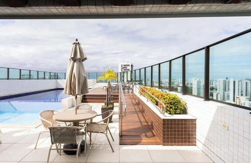 Boa Viagem Apartment | Flat 1 quarto no Beach Class Santa Maria por Yolo