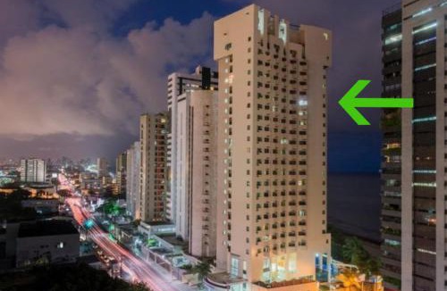 Piedade Hotel | Flat 10 andar Hotel Caesar Towers acesso direto praia
